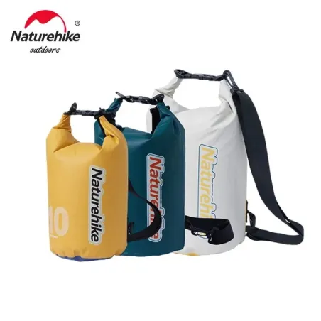 Sac étanche NATUREHIKE : randonnée, natation, ruisseau avec une capacité de 10/15/25 L